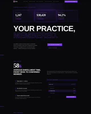 Certified Optometry Software Professional Website Template