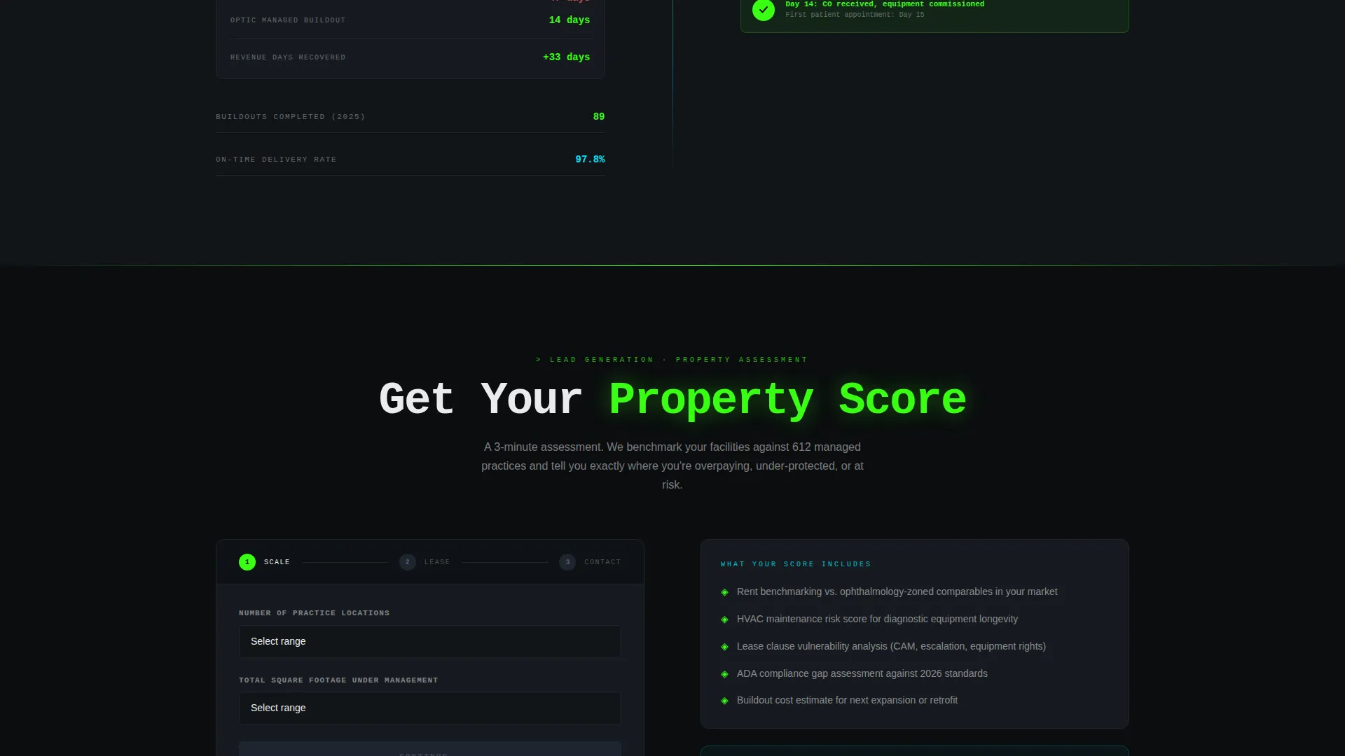 Complete Optometry Software Professional Website Template