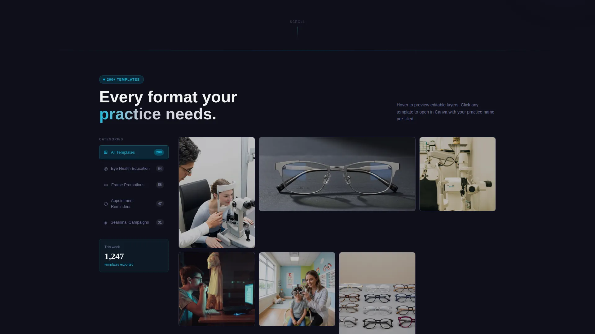 Verified Pediatric Eye Care Landing Page Template