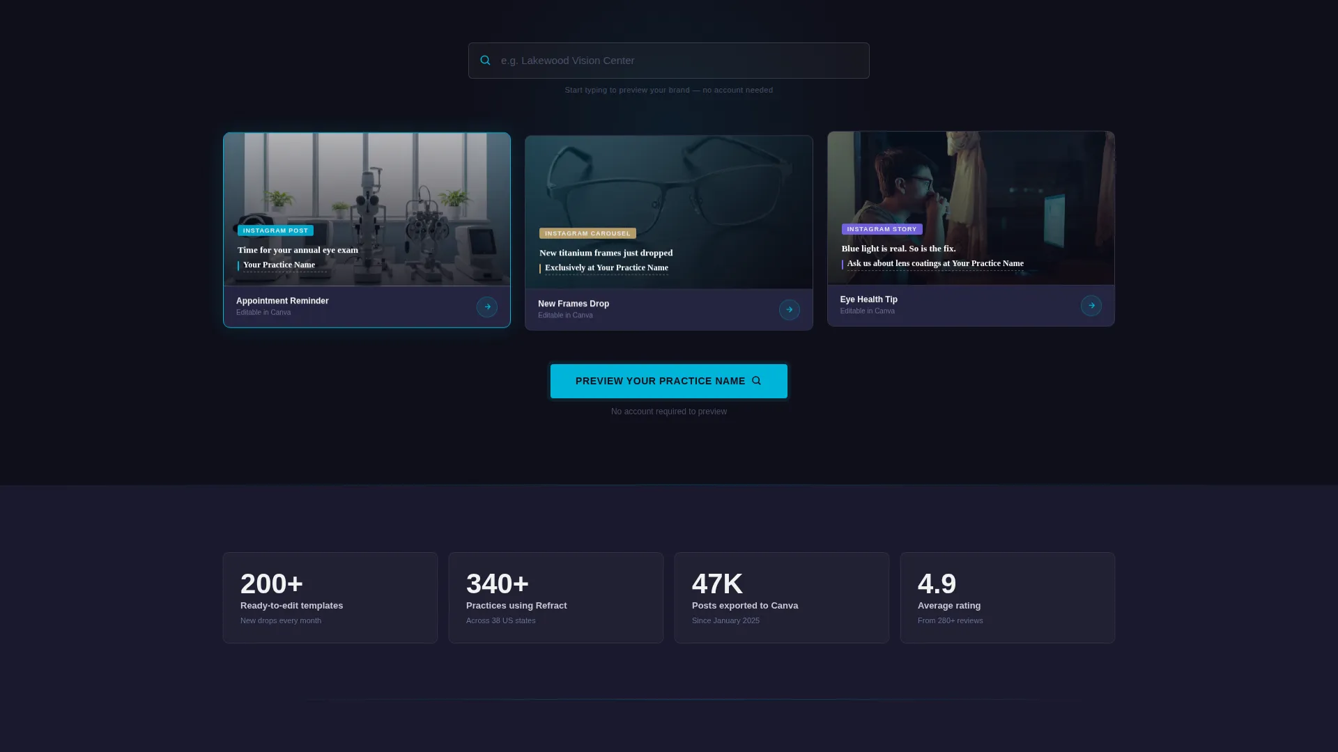 Verified Pediatric Eye Care Landing Page Template