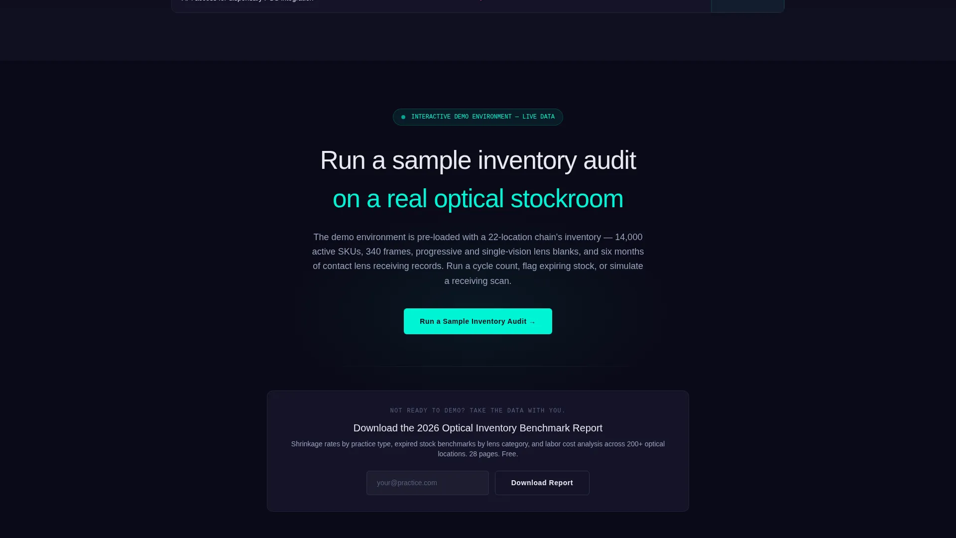 Specialist Optometry Software Comparison Website Template