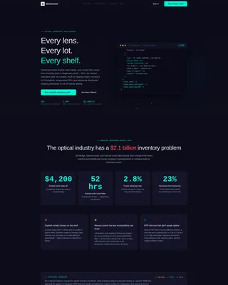 Specialist Optometry Software Comparison Website Template