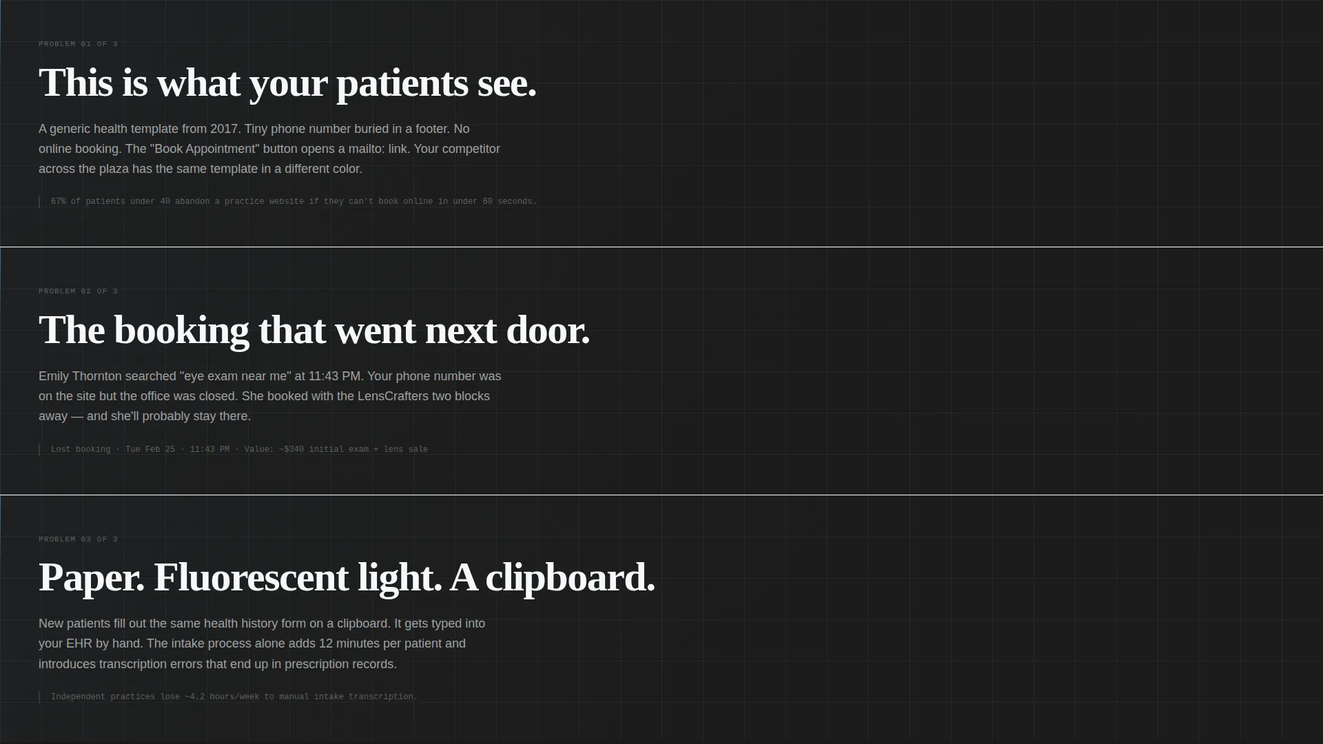 Results-Driven Contact Lens Landing Page Template