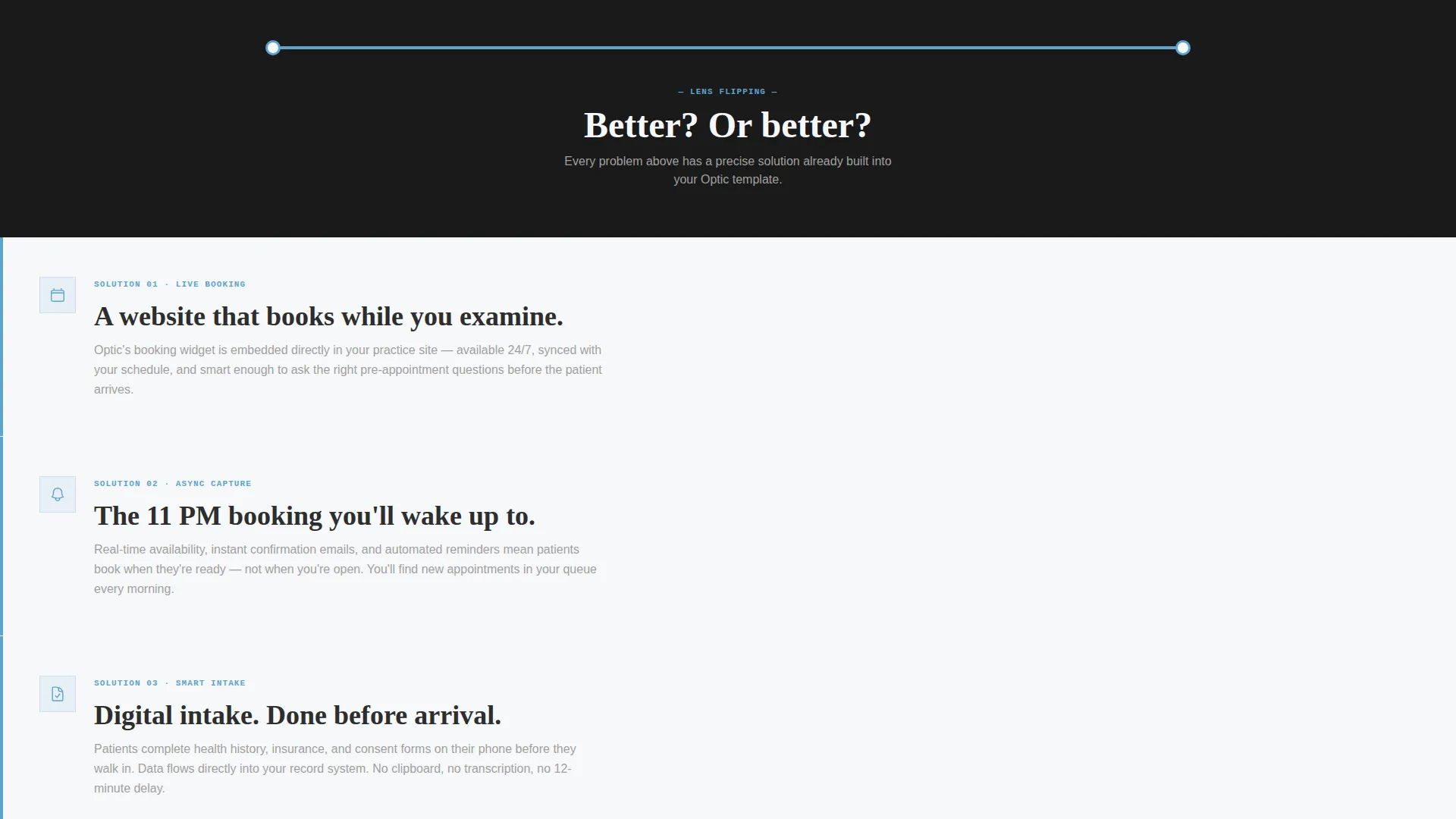 Results-Driven Contact Lens Landing Page Template