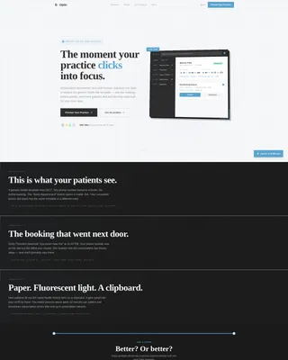 Results-Driven Contact Lens Landing Page Template