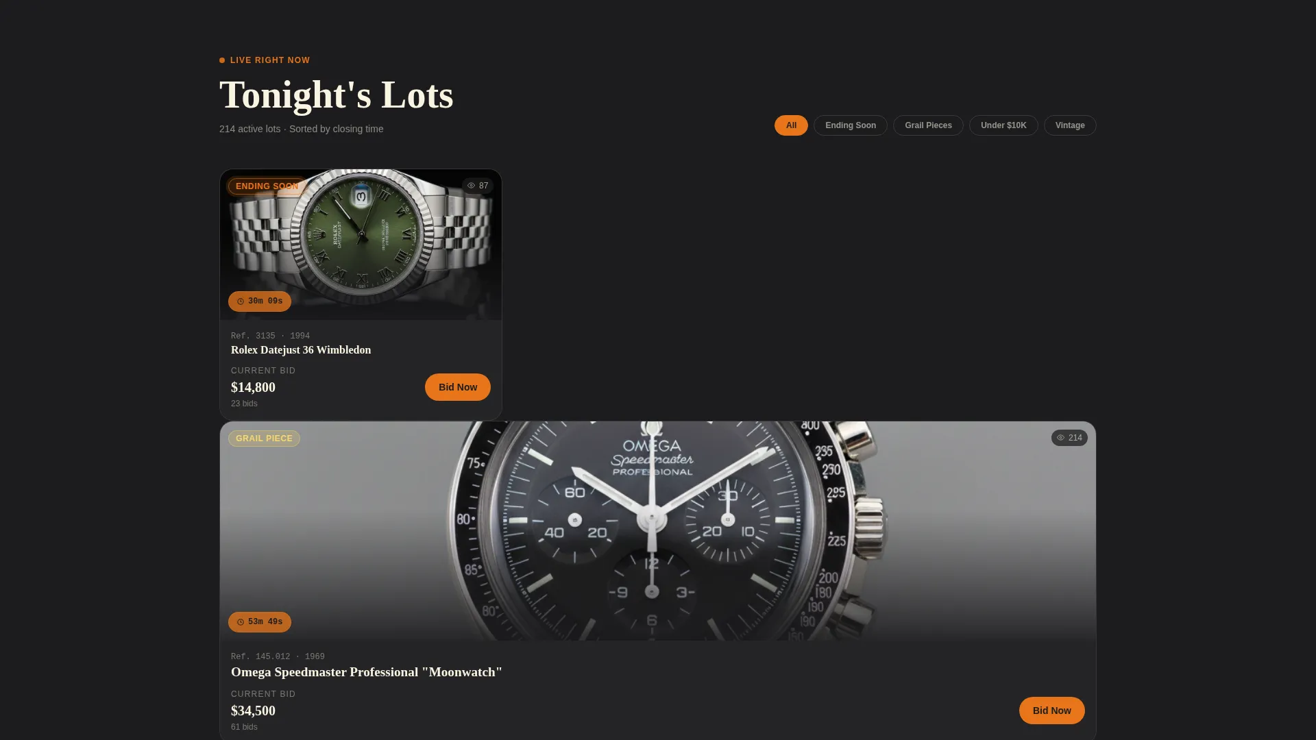 Auction Platforms & Types Pre-Launch & Coming Soon Website Template