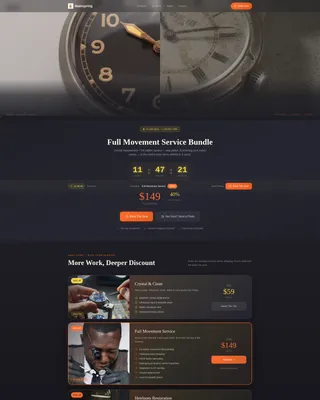Local Brick & Mortar Business Appointment Booking Website Template