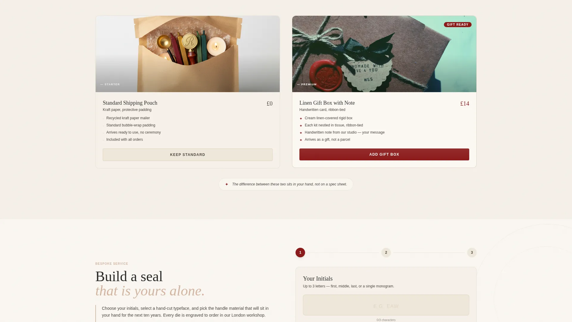 Artisan Wax Seal Marketplace Landing Page Template