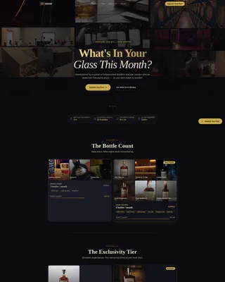 Specialist Subscription Box Services Comparison Website Template