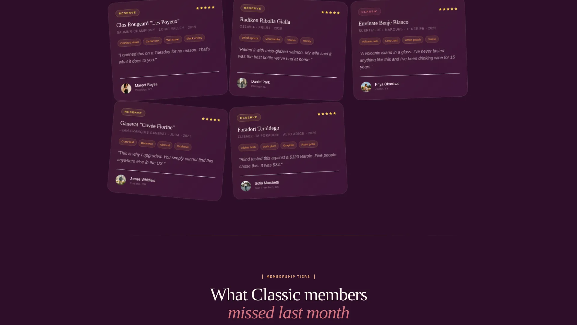 Curated Spirits Subscription Landing Page Template