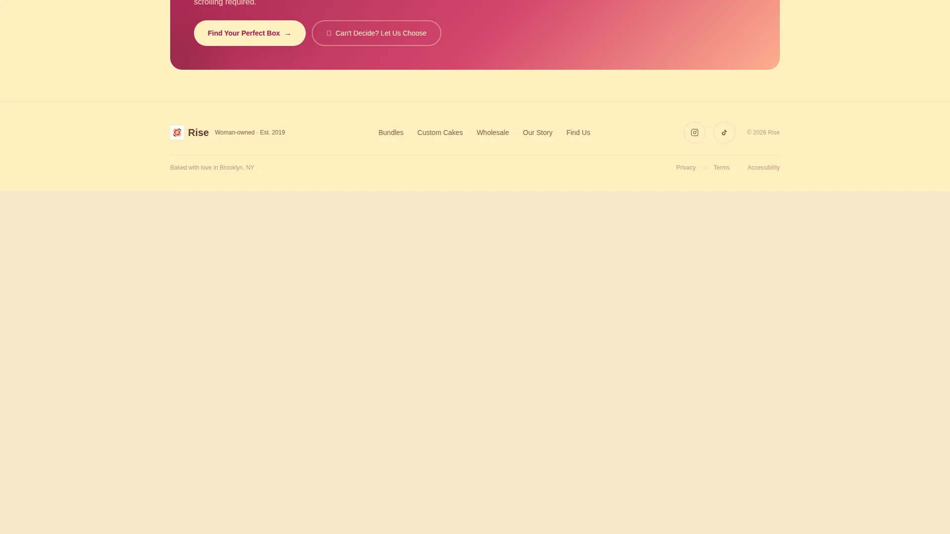 Legendary Boulangerie Landing Page Template