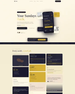 Refined Dry Cleaning Landing Page Template