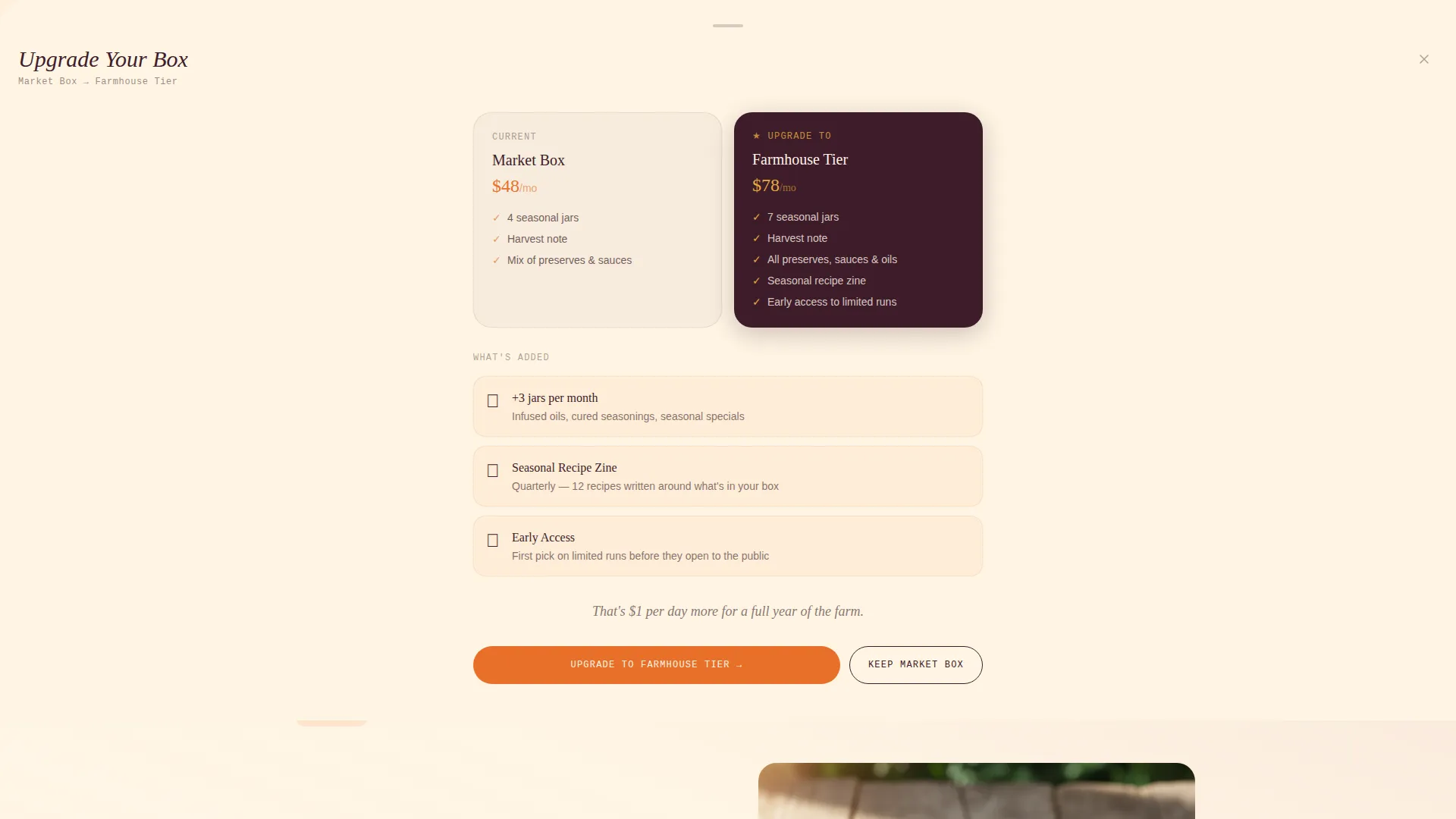 Artisan Farm-to-Table Landing Page Template