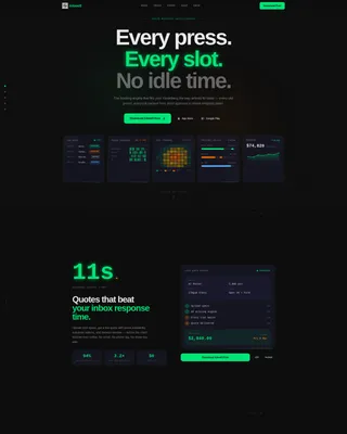 Print Shop Booking System Landing Page Template