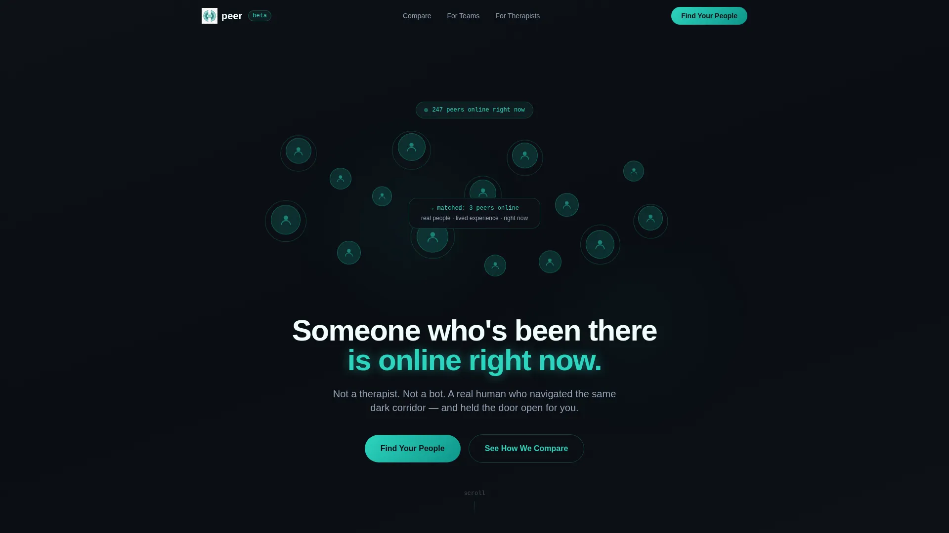 Support Community Comparison Landing Page Template