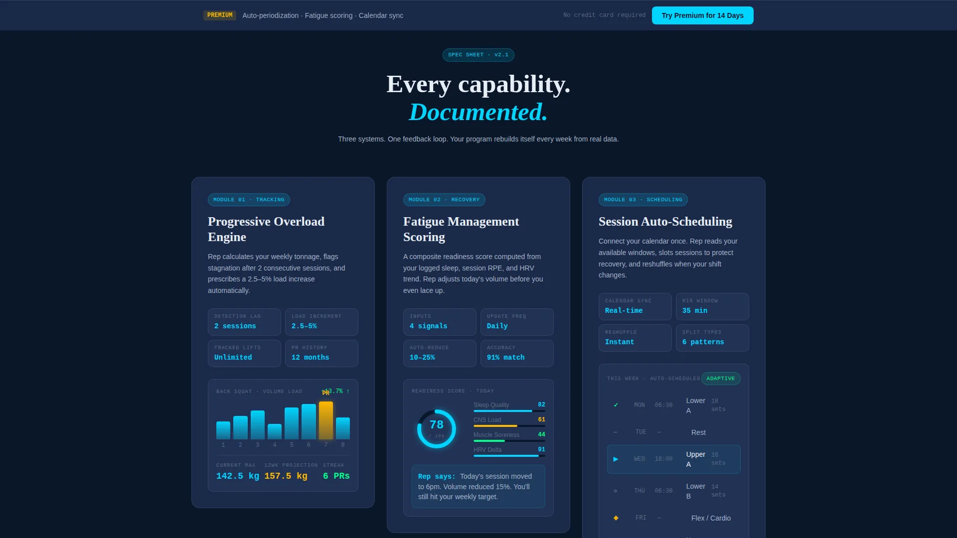 Personal Training App Landing Page Template