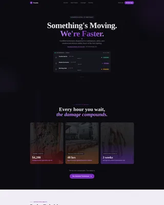 Pest Control Booking Landing Page Template