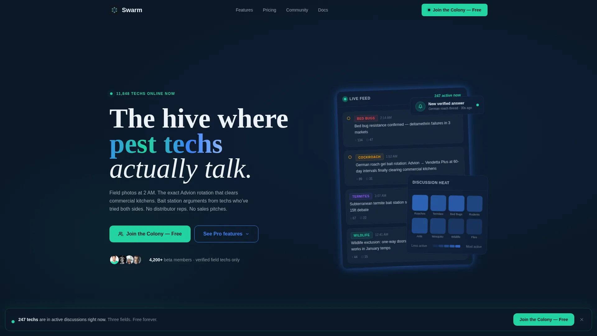 Modern Control Landing Page Template