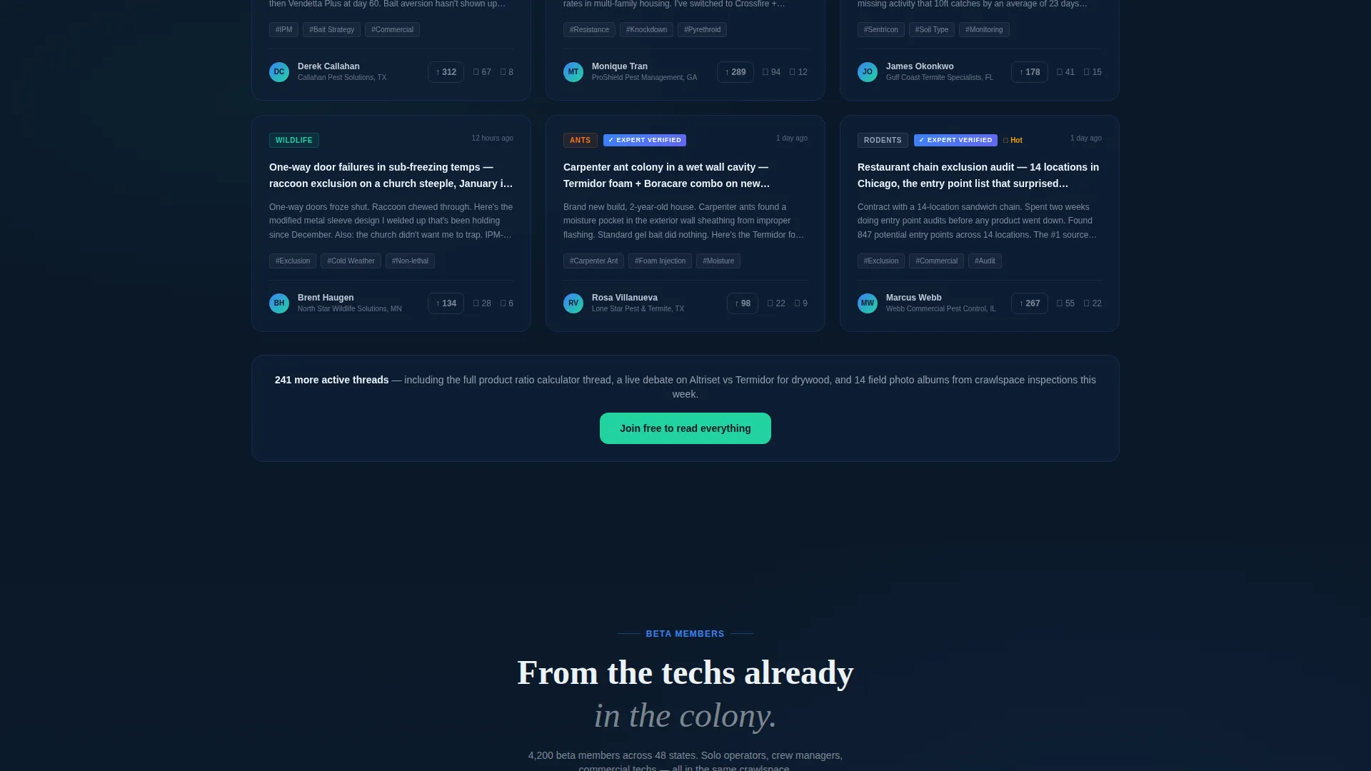 Modern Control Landing Page Template