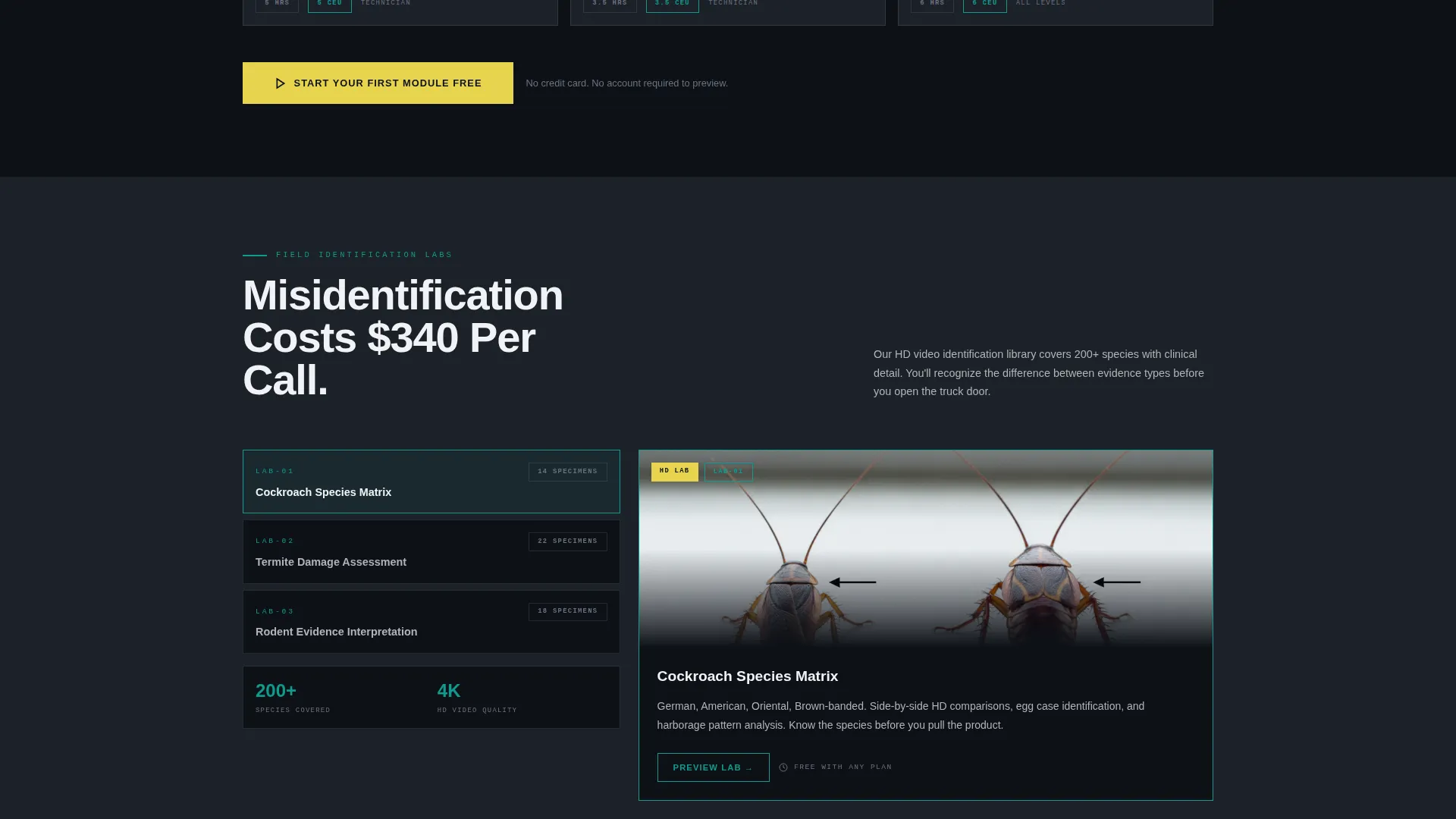 Certified Pest Control Services Landing Page Template