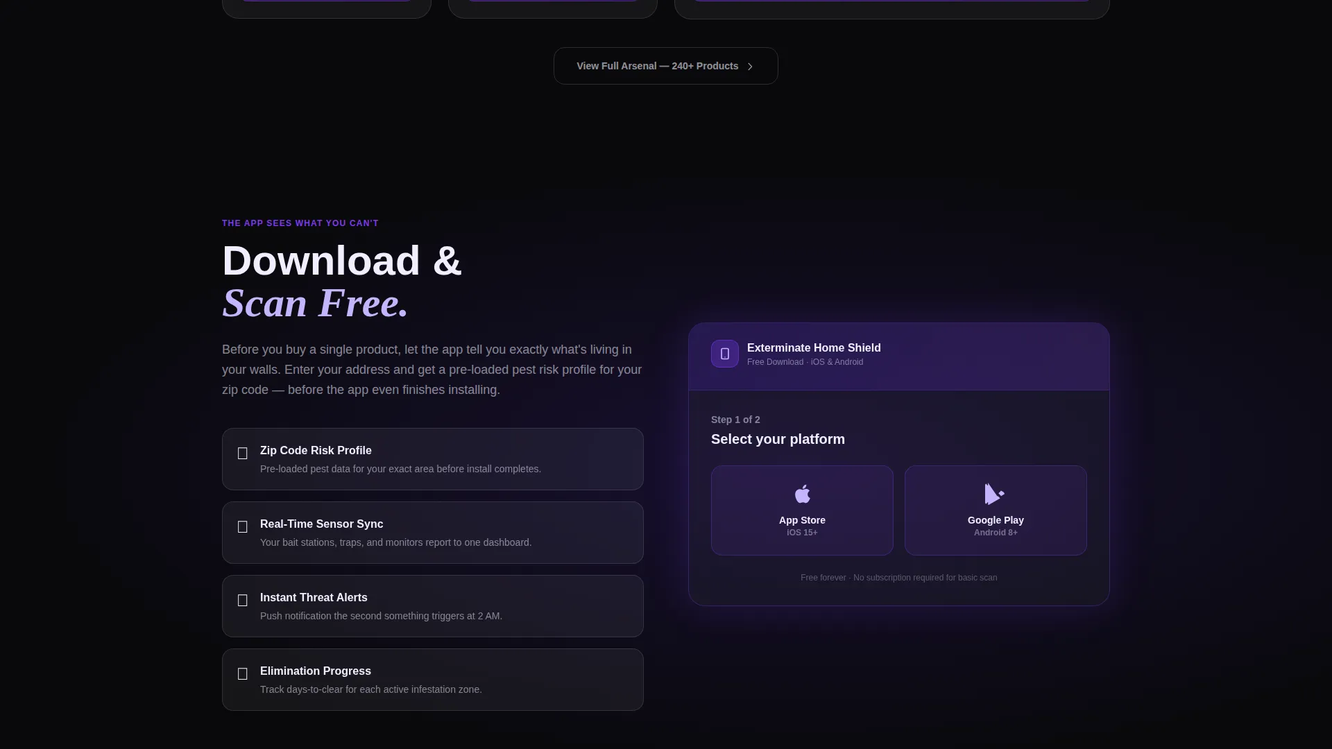 Robust Pest Control Landing Page Template