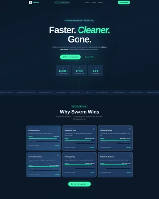 Professional Pest Control Landing Page Template