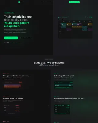AI for Pet Care Booking Website Template