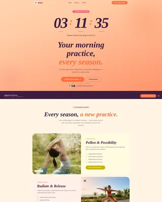 Subscription Box Services Pre-Launch & Coming Soon Website Template