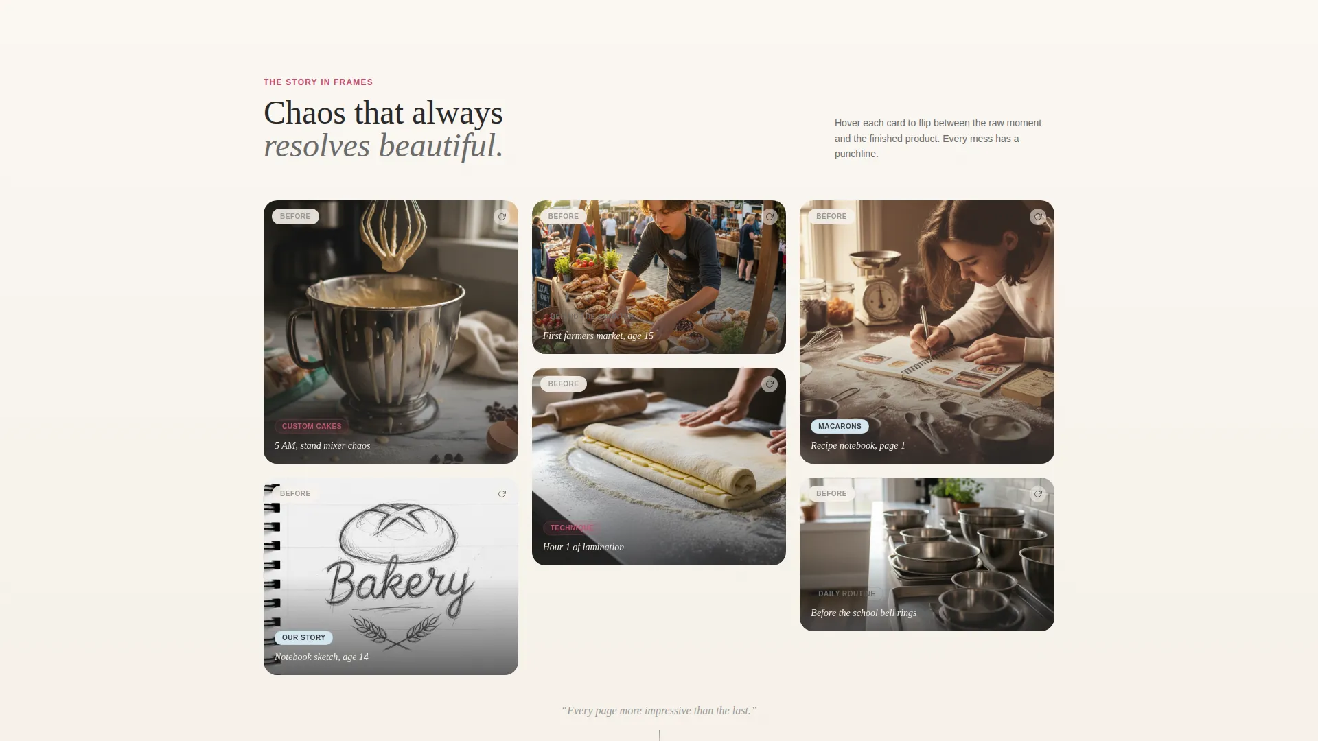 Heritage Artisan Bread Landing Page Template