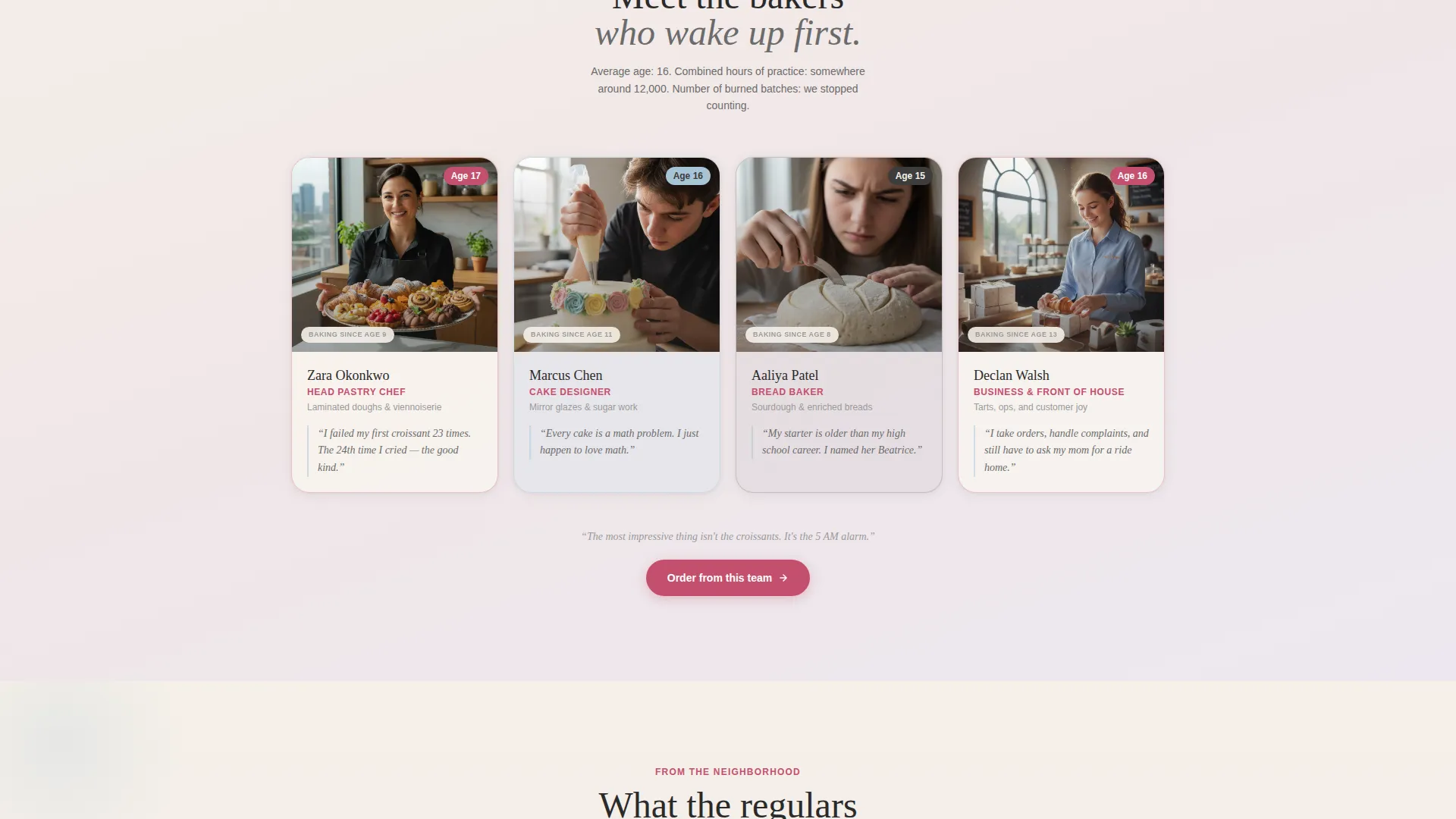 Heritage Artisan Bread Landing Page Template