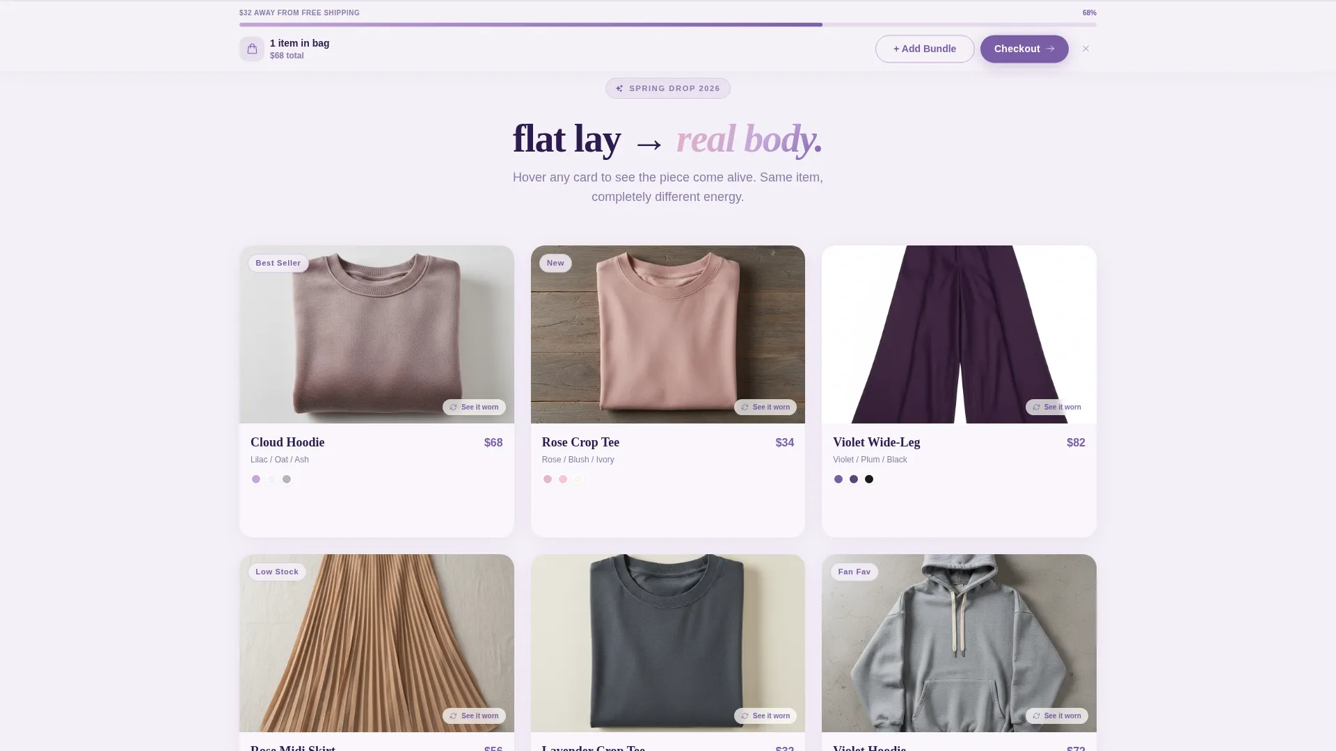 Streetwear Landing Page Template for Youth Brands
