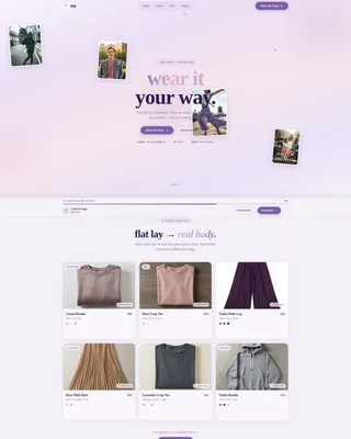 Streetwear Landing Page Template for Youth Brands