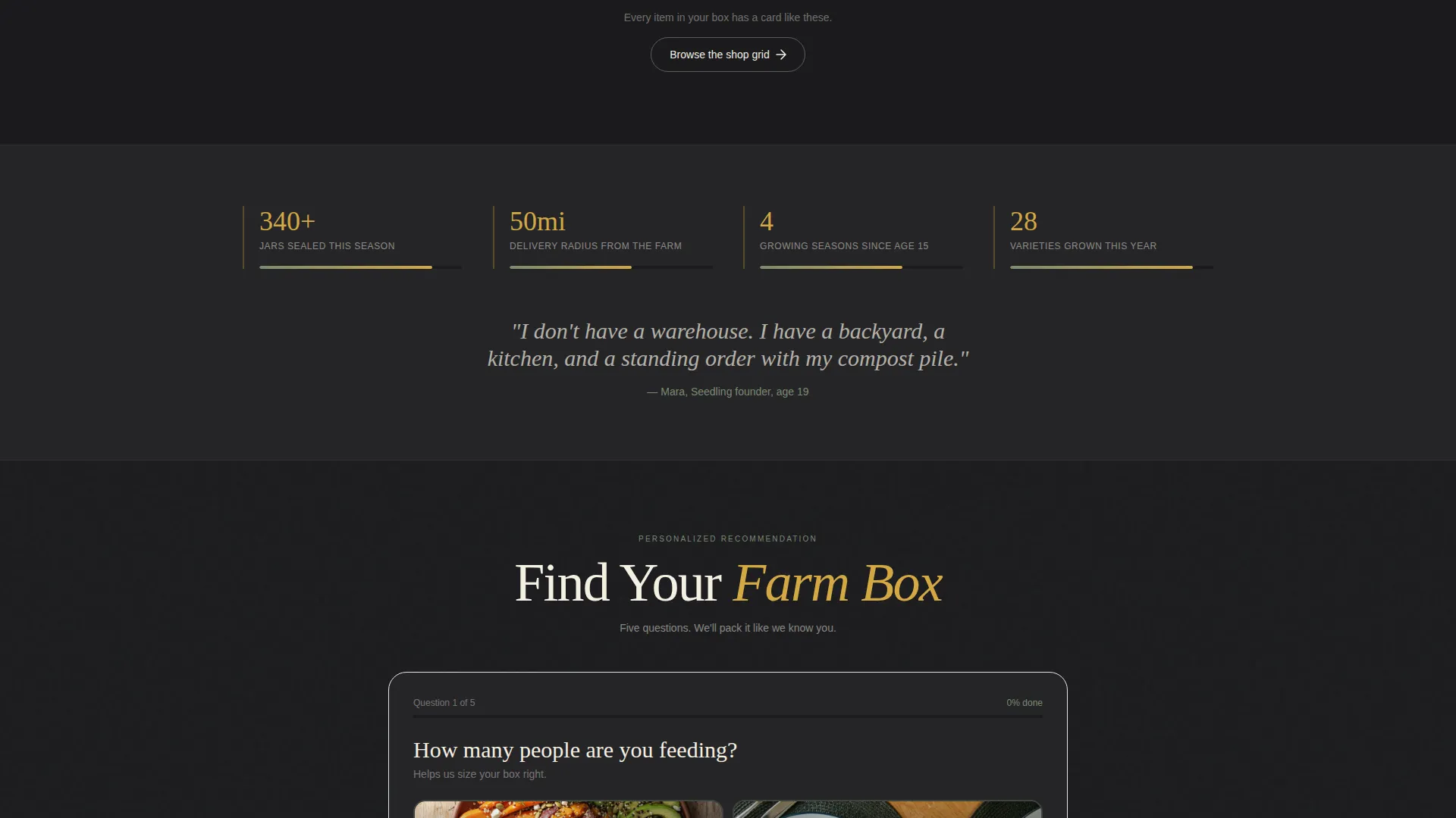 Artisan Farm-to-Door Landing Page Template