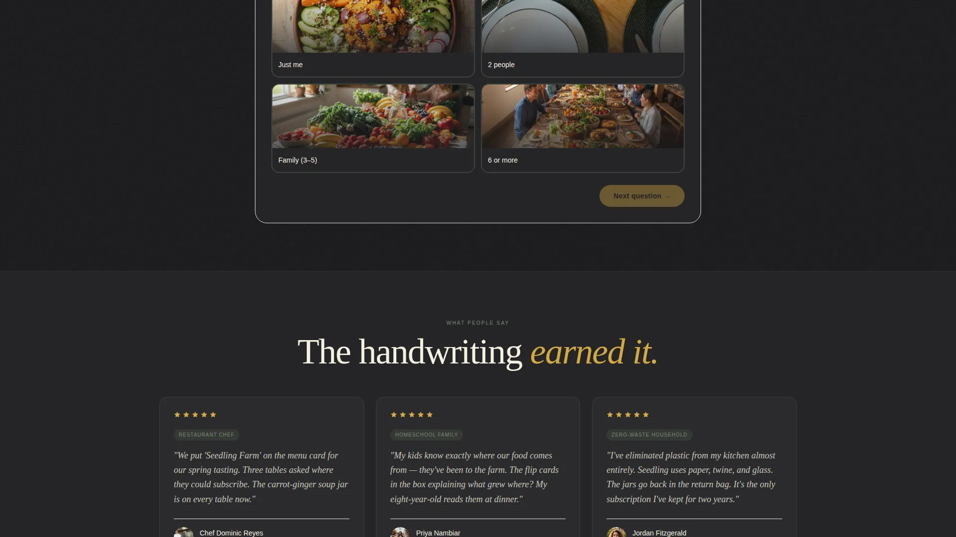 Artisan Farm-to-Door Landing Page Template