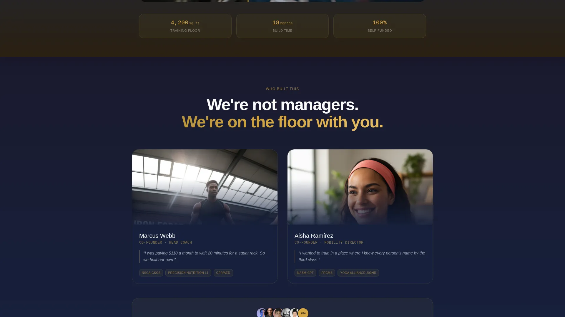 Intensity CrossFit Landing Page Template