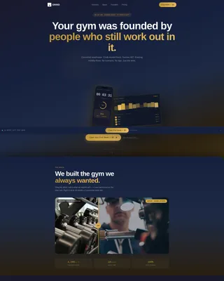 Intensity CrossFit Landing Page Template