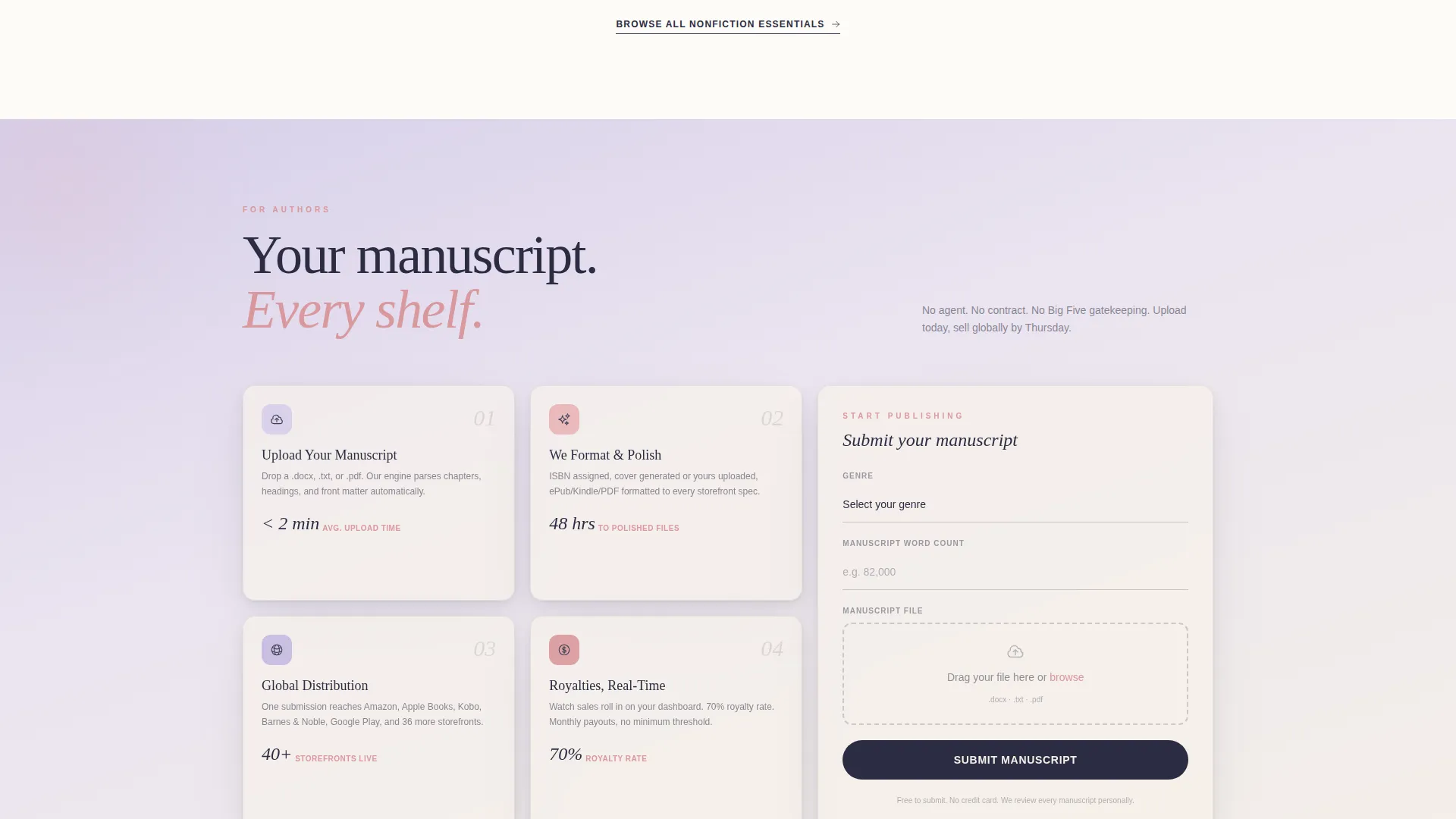 Highconverting & Landing Page Template