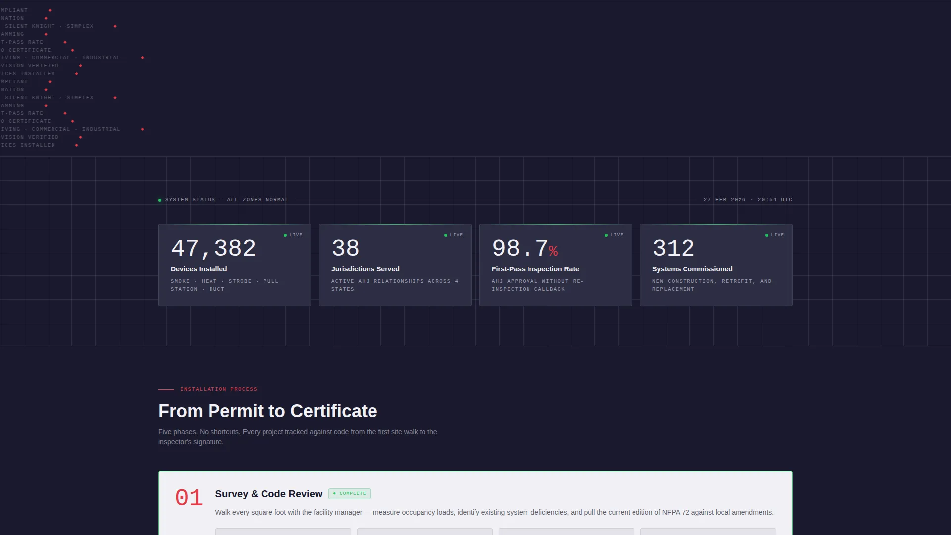 Fire Safety & Prevention Appointment Booking Website Template