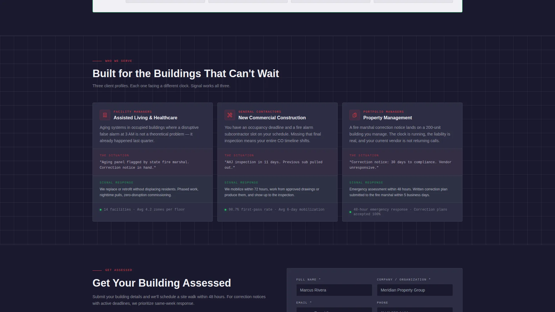 Fire Safety & Prevention Appointment Booking Website Template