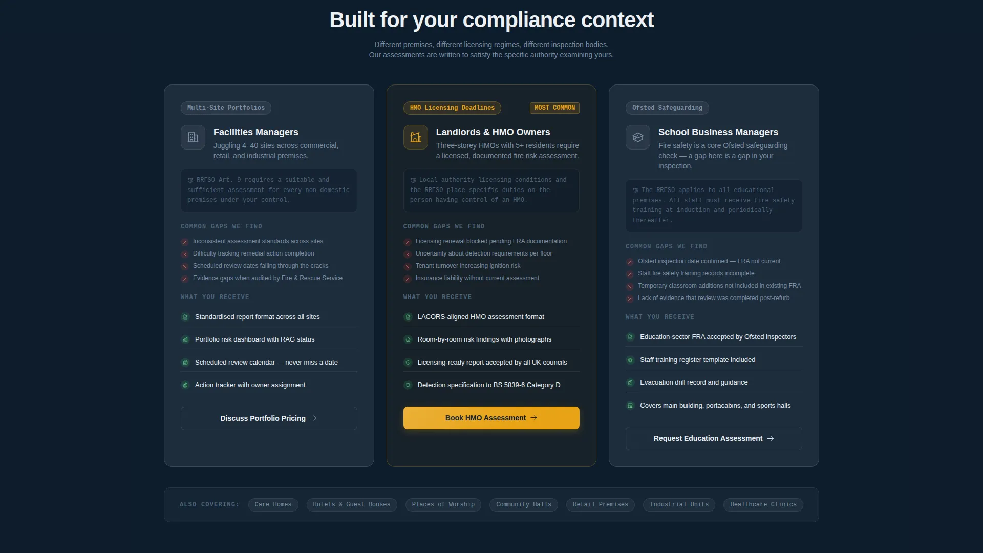 Specialist Fire Safety & Prevention Privacy Policy & Terms Website Template