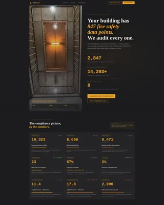Fire Safety Consultancy Landing Page Template