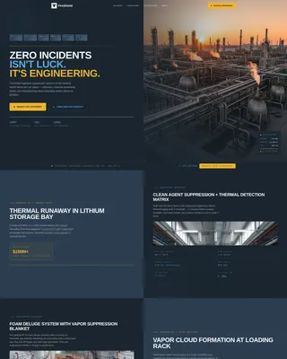 Fire Safety & Prevention Privacy Policy & Terms Website Template