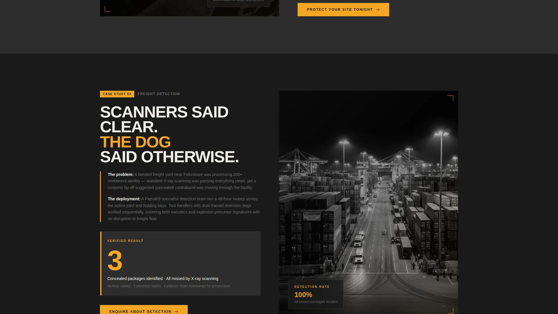 K9 Security Service Landing Page Template