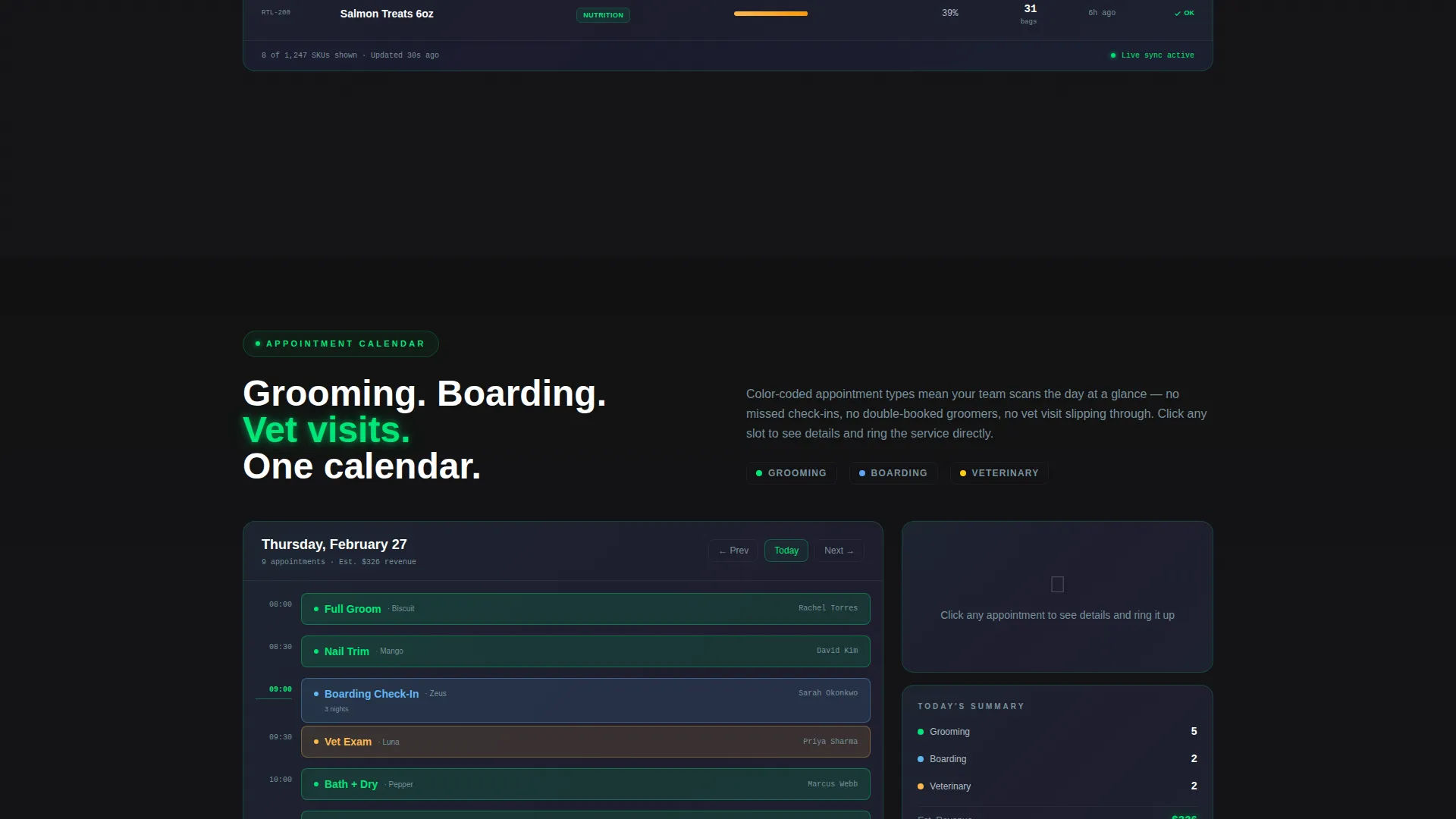 Certified Pet Boarding Landing Page Template