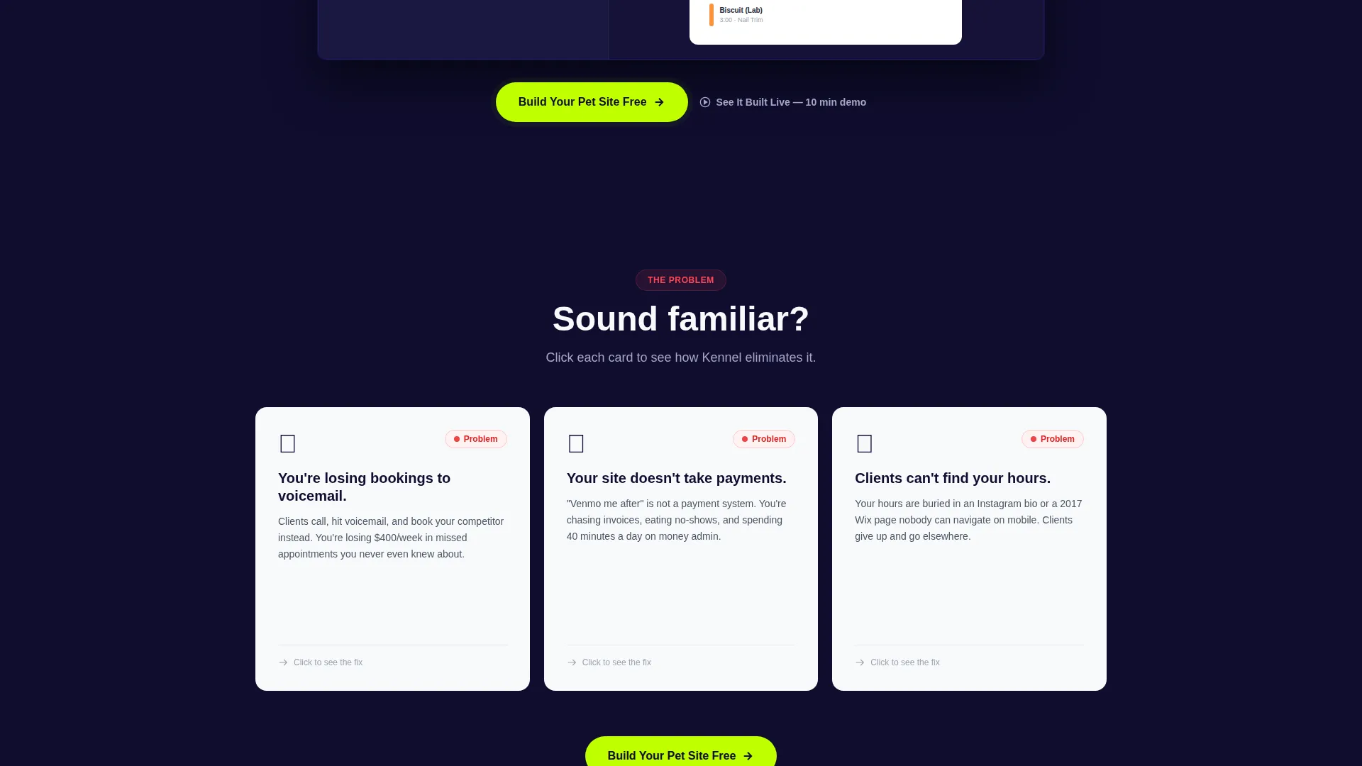 Proven Pet Grooming Landing Page Template