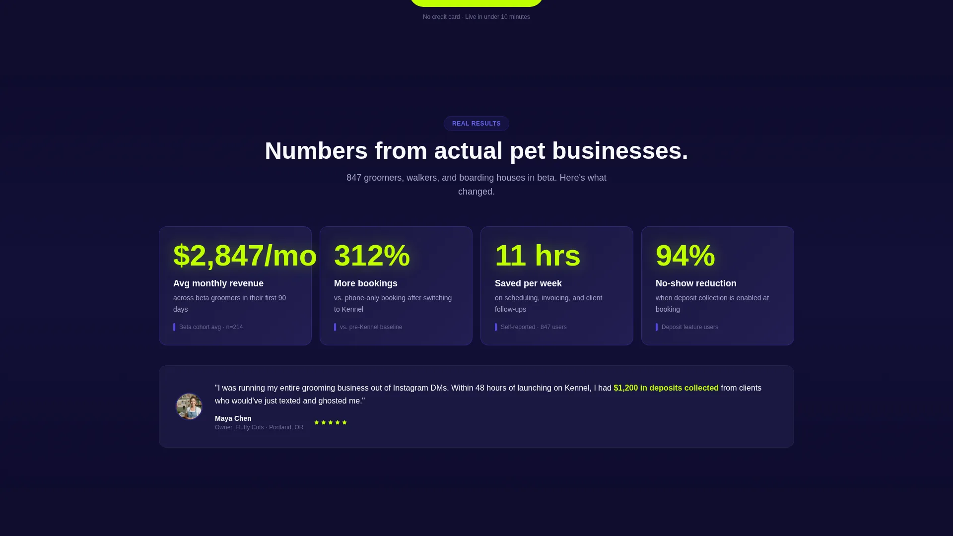 Proven Pet Grooming Landing Page Template