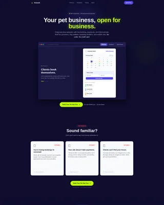 Proven Pet Grooming Landing Page Template