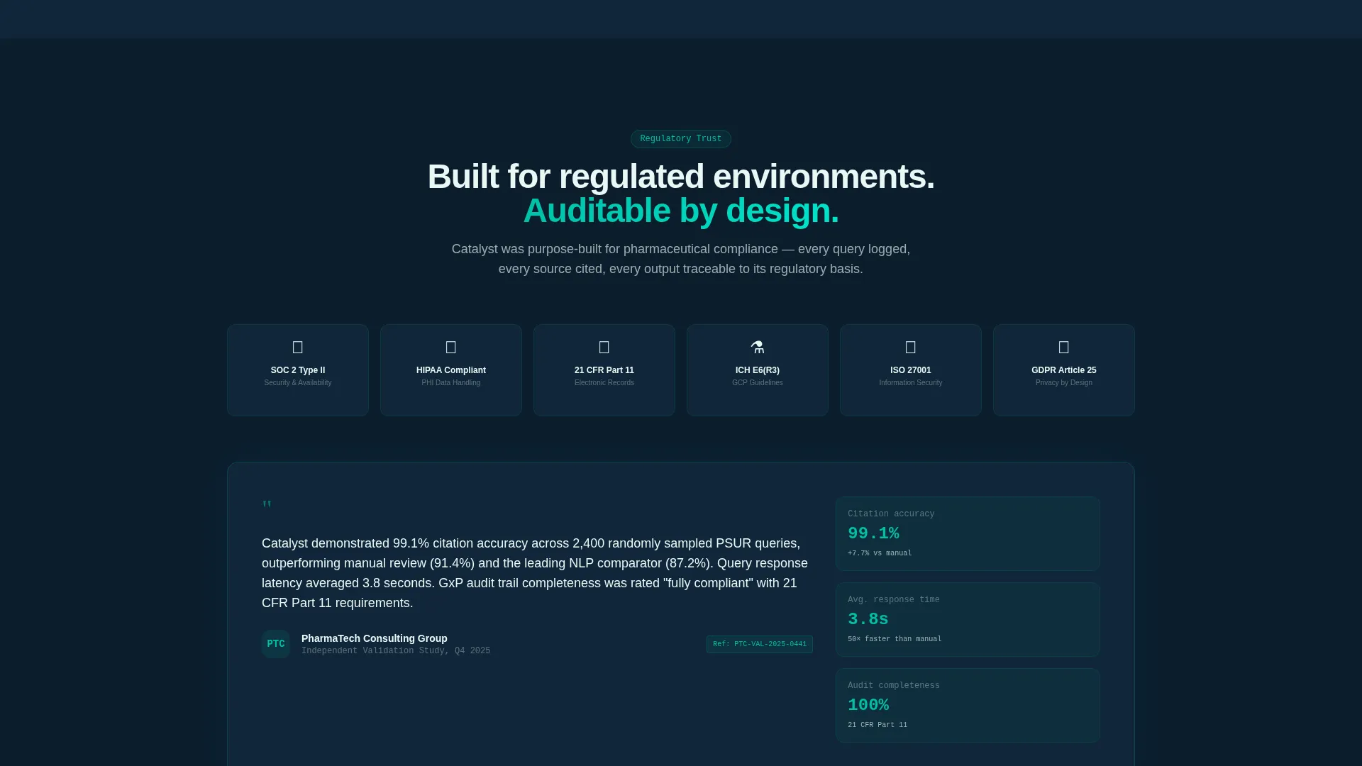 Pharmaceutical AI Chatbot Landing Page Template