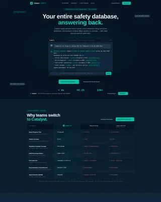 Pharmaceutical AI Chatbot Landing Page Template