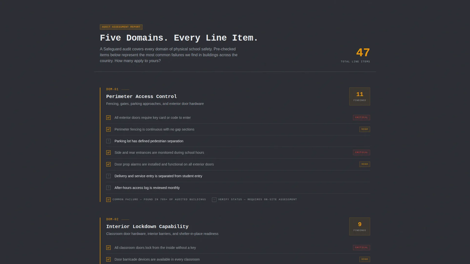 School Safety Consultant Landing Page Template